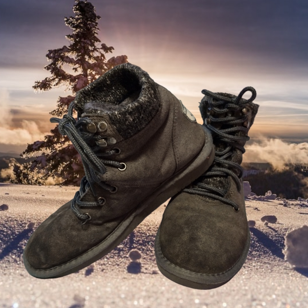 Bearpaw Marie Water Resistant Boots Gray